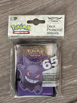 65 Ultra Pro Pokemon GENGAR Haunted Hollow Card Sleeves Standard Size Protector - Image 1