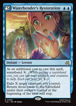 1x - Waterbender's Restoration - #99 - Avatar: Eternal - NM MTG - Image 1
