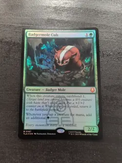 Badgermole Cub Foil 167 Magic the Gathering Avatar the Last Airbender MTG MINT - Image 1