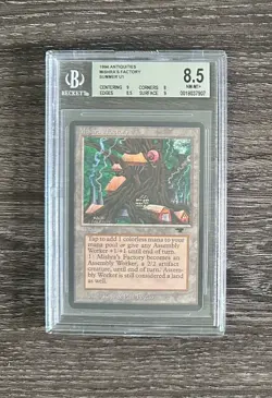 MTG Antiquities Summer Mishra’s Factory, BGS 8.5 NM/MT+ - Image 1
