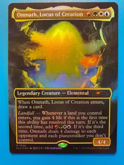 MTG 1x FOIL Omanth, Locus of Creation 1686 Secret Lair Magic the Gathering x1 NM - Image 1