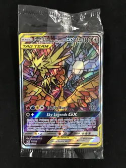 Pokemon TCG SM Promos #SM210 Moltres & Zapdos & Articuno GX SEALED - Image 1