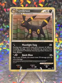 Pokemon TCG Umbreon HS-Undaunted 10/90 Regular Exclusive MP - Image 1