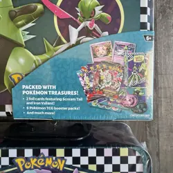 Lot Of 2 SEALED Pokemon TCG Iron Valiant & Scream Tail Treasure Chest Lunchbox’s - Image 2