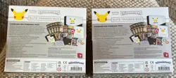 Lot Of 2 Pokemon 25th Anniversary Celebrations Elite Trainer Box (ETB) Sealed - Image 2