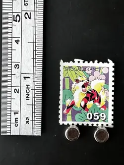 Arcanine Pokemon Stamp Shogakukan Japanese Nintendo Rare Japan Card Very Rare - Image 2