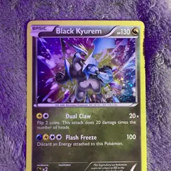 Black Kyurem BW58 Promo Holo Rare Pokemon Trading Card Game - NM - Image 1