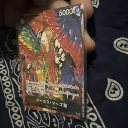 St. Marcus Mars OP13-091 Alt Art Red Text Carrying on His Will One Piece Card NM - Image 3