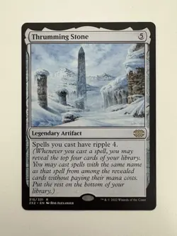 Thrumming Stone MTG Magic the Gathering Card NM Near Mint 2X2 - Image 1