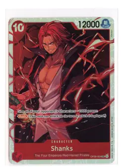 Shanks OP09-004 SR One Piece Emperors in the New World Card - Image 1