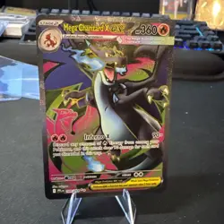 Pokemon TCG Mega Charizard EX 109/094 Ultra Rare Phantasmal Flames Mint Card - Image 1