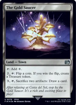 MTG The Gold Saucer Foil NM FINAL FANTASY Magic 279 - Image 1