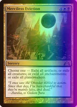 MTG Magic the Gathering Merciless Eviction (177/257) Gatecrash LP FOIL - Image 1