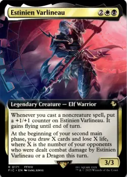 MTG Estinien Varlineau (Extended Art) Normal NM Commander: FINAL FANTASY Magic - Image 1