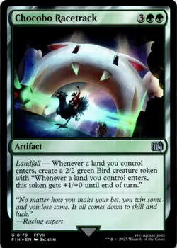 MTG Chocobo Racetrack Foil NM FINAL FANTASY Magic 179 - Image 1