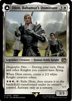 MTG Dion, Bahamut's Dominant Normal NM FINAL FANTASY Magic 16 - Image 1