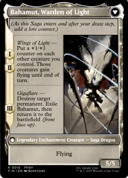 MTG Dion, Bahamut's Dominant Normal NM FINAL FANTASY Magic 16 - Image 2