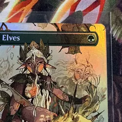 Llanowar Elves ✨ Borderless FOIL ✨ MTG (0012) Encyclopedia Secret Lair - Image 3