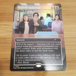 1x Council's Judgment, 7041, Foil, Secret Lair The Office, MTG NM - Image 1