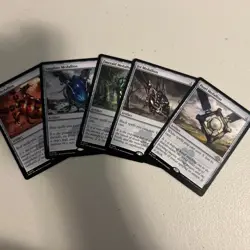 MTG Modern Horizons 3 Complete Set Medallions , Jet, Ruby, Saph, Pearl, Emerald - Image 1