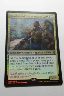 MTG Kynaios and Tiro of Meletis x1-Foil -Commander 2016-Lightly Played - Image 1