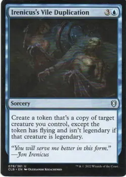 MTG: Commander Legends: Baldur's Gate: Iremicus's Vile Duplication: LP Condition - Image 1