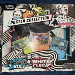 Pokemon Black Bolt And White Flare Unova Poster Box poster & promos- NO PACKS - Image 1
