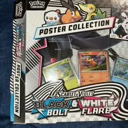 Pokemon Black Bolt And White Flare Unova Poster Box poster & promos- NO PACKS - Image 2