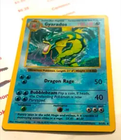 Pokemon Gyarados Holo Shadowless Rare TCG Base Set Mint | PSA 8-10 Candidate - Image 1