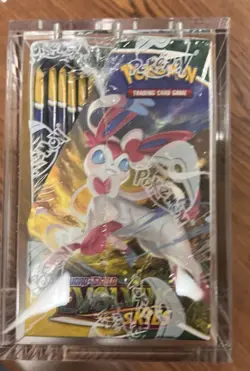 Pokemon Evolving Skies Booster Box Sword & Shield FACTORY SEALED in acrylic case - Image 4