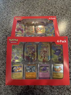 Pokemon TCG Scarlet & Violet 151 Mini Tin 4-Pack Lot 2 Sam’s Club Sealed - Image 3