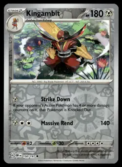 KINGAMBIT [FOIL] - 150/197 - OBSIDIAN FLAMES OBF POKEMON SV REVERSE - NM - Image 1