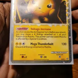Raichu Prime 83/90 Undaunted Holo Ultra Rare Pokemon TCG Nintendo LP - Image 4