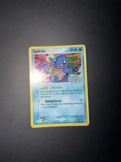 Squirtle 64/100 Crystal Guardians Reverse Holo STAMPED Pokemon TCG Mint - Image 1