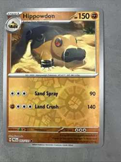 Pokemon TCG * SV Prismatic Evolutions * 53/131 Hippowdon REVERSE HOLO * FRESH PK - Image 1