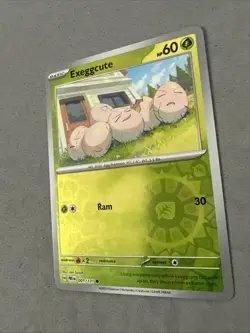 Pokemon TCG * SV Prismatic Evolutions * 001/131 Exeggcute C REVERSE HOLO * NM - Image 2