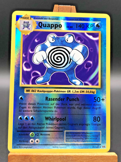 Pokemon XY Evolution Quappo Reverse Holo Rare Deutsch German 25/108 NM-MT - Image 1
