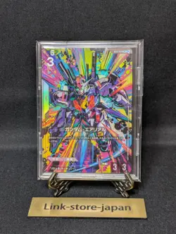 Bandai Gundam Card Game Gundam Aerial Rebuild Parallel R+ GD01-070 Limited - Image 2