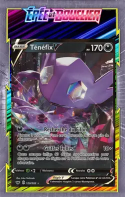 Tenefix V - EB01:Epee et Bouclier - 120/202 - Carte Pokemon Neuve Francaise - Image 1