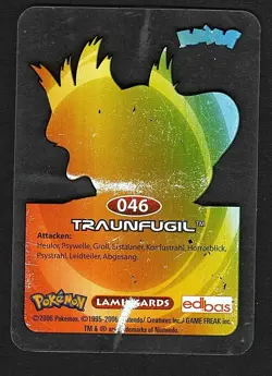 Pokemon - 2006 - Lamincards - Edibas - 046 Traunfugil - Deutsch - Image 2
