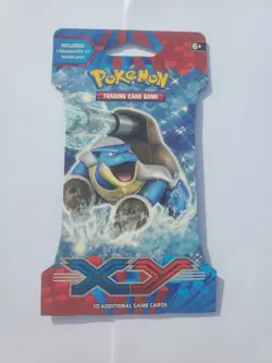 Pokemon XY Base Set SLEEVED Booster pack (Mega-Blastoise Artwork) - Image 1
