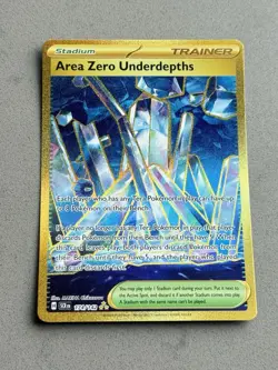 Area Zero Underdepths 174/142 Gold Foil - 2024 Pokemon Stellar Crown (SCR) - NM - Image 1