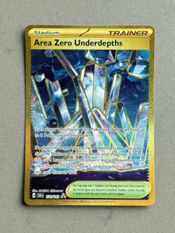 Area Zero Underdepths 174/142 Gold Foil - 2024 Pokemon Stellar Crown (SCR) - NM - Image 3
