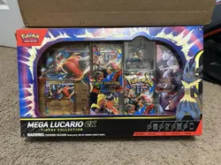 Pokemon TCG Mega Lucario ex Premium Figure Collection Box Factory Sealed NEW - Image 1