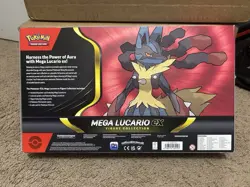 Pokemon TCG Mega Lucario ex Premium Figure Collection Box Factory Sealed NEW - Image 2