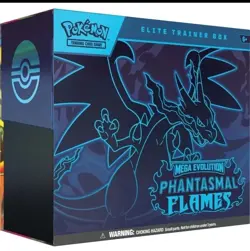 PRESALE Pokemon ETB Mega Evolution Phantasmal Flames Elite Trainer Box - Image 1