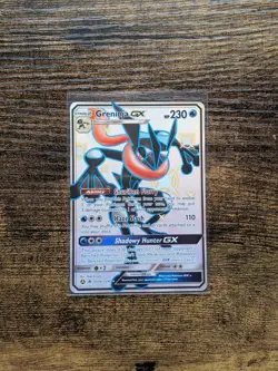 Pokemon TCG Greninja GX Full Art Shiny Holo Rare Card SV56/SV94 - Image 1