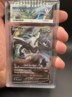 ACE 9 - Lugia V Alt Art Silver Tempest 186/195 Pokemon Card - Image 5