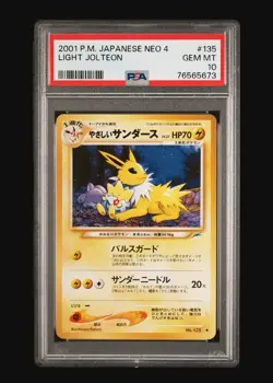2001 POKEMON LIGHT JOLTEON PSA 10 - NO 135 - VINTAGE POKEMON CARD - Image 1
