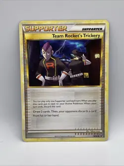 Pokemon Card TCG HGSS Undaunted Team Rocket's Trickery 78/90 Supporter Uncommon - Image 1